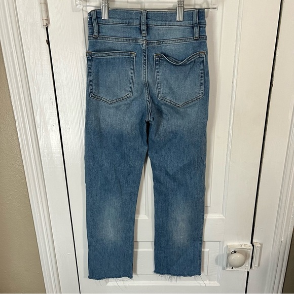 Frame Le High Straight Jeans Wavey Modern Chew Size 24 R1 - Picture 4 of 9